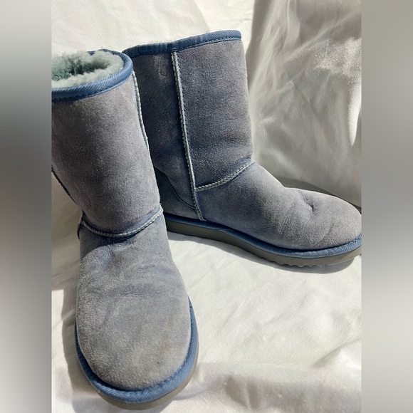 UGG - LIGHT BLUE BOOTS - SIZE 7 - Picture 1 of 7